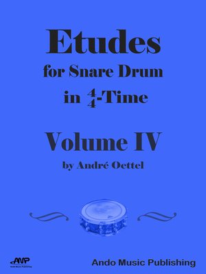 cover image of Etudes for Snare Drum in  4/4-Time--Volume 4